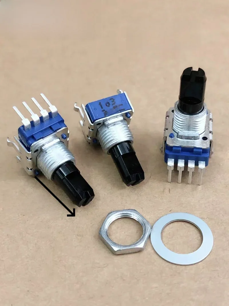 1 szt., potencjometr z pojedynczą pętlą z folii węglowej, RK11, 103, 4-pinowy, długość trzpienia 15 mm, KORG PA900 PA800 PA700 PA600 PA500 — zdjęcie produktu 7
