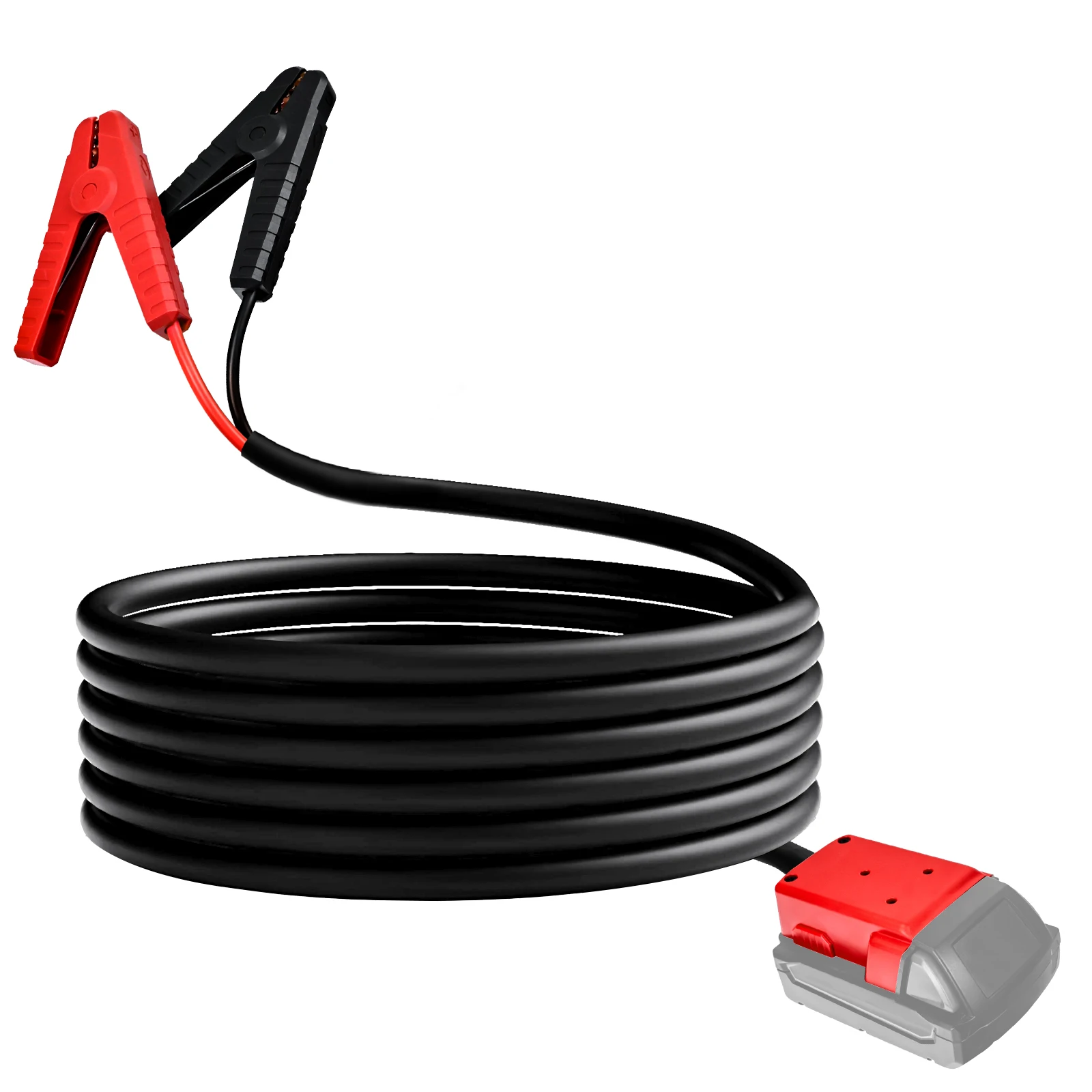 Jumper Cabos para Milwaukee Bateria 18v 8awg Grampos de Arranque Cabos de Impulsionamento Automotivo Pesados sem Bateria 6.4ft
