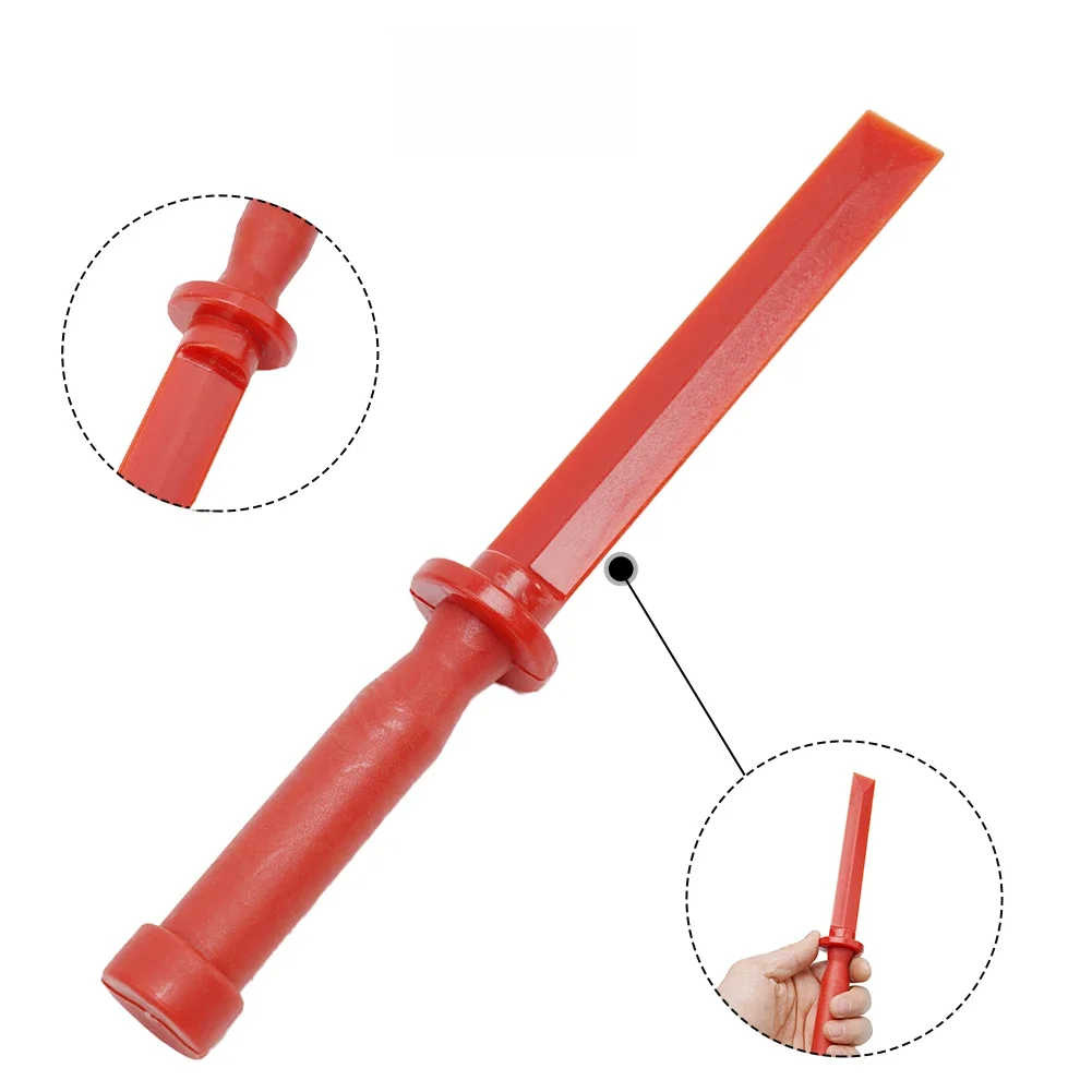 Équilibreur de roue de voiture multifonction universel, bâton adhésif sur bande, grattoir de poids, outil de retrait de pneu rouge, 1 pièce