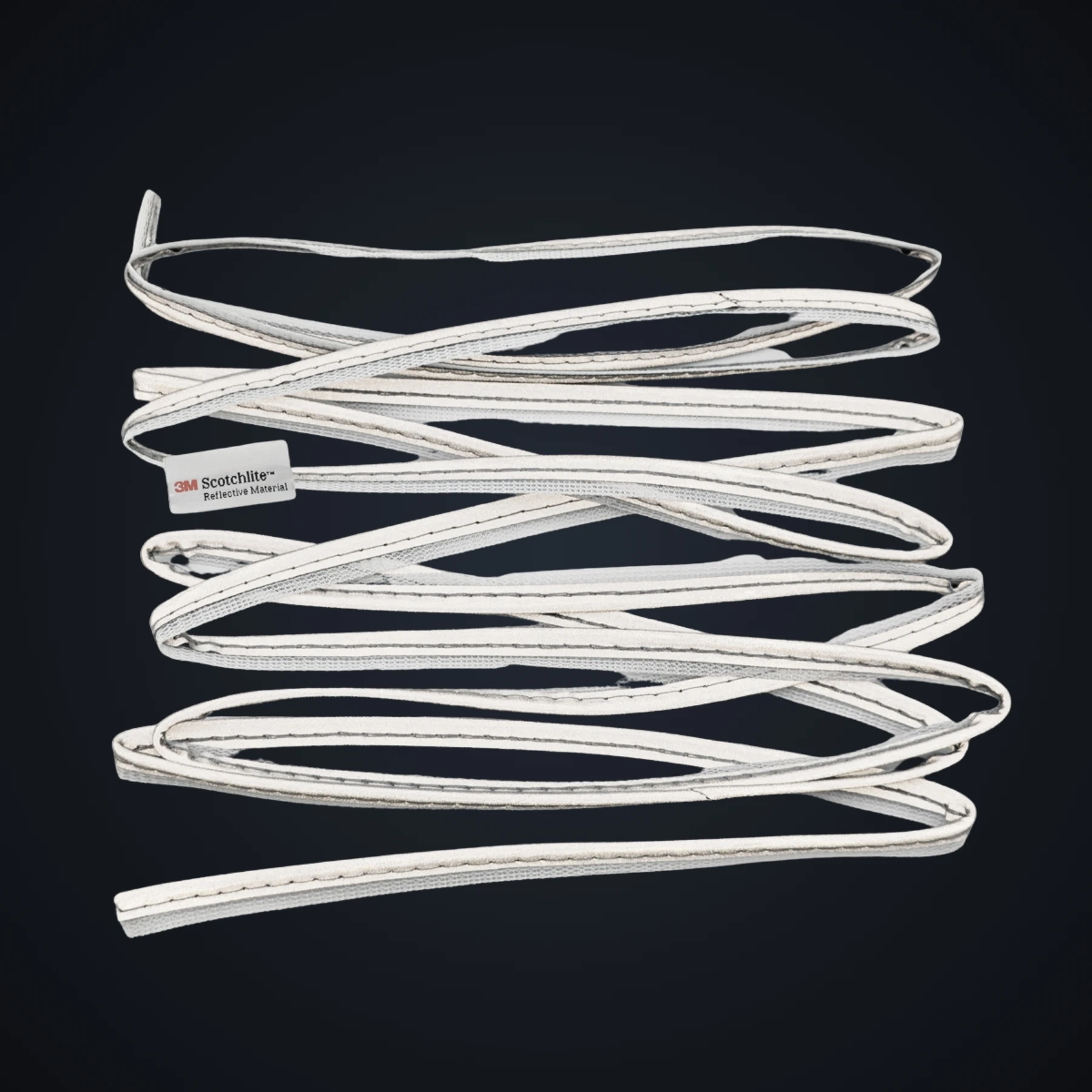 أنابيب عاكسة 3M للخياطة - شريط حواف عاكس 3M بالمتر - للملابس والحقائب والمنسوجات - عرض 10 مم