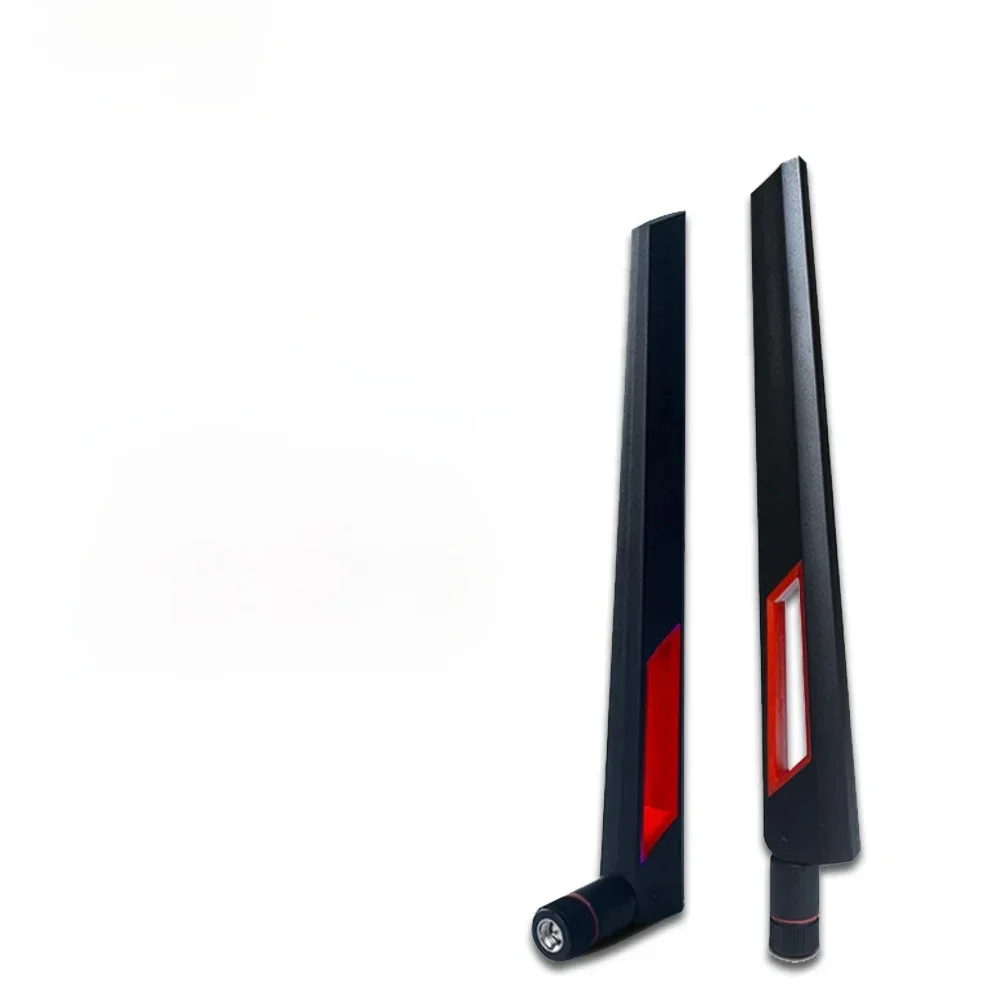 OPTFOCUS 2 szt. 10DBI antena WIFI 2.4G 5G 5.8Ghz dwuzakresowy router antena SMA RP-SMA wzmacniacz sygnału — zdjęcie produktu 7