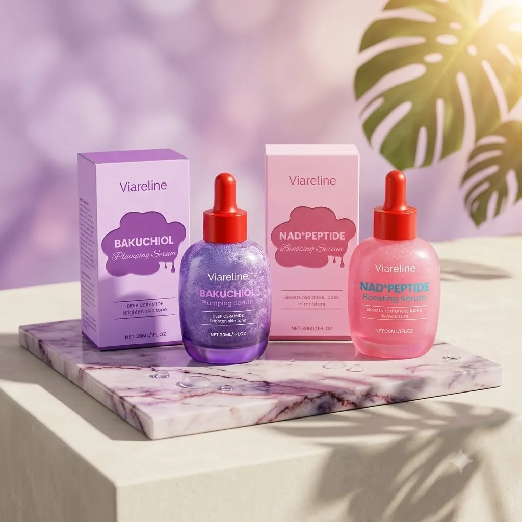 2bottle Vitamin Radiant Base Fluid Face Hydrating Brightening Tint Velvet Finish Smooth Fit Daily Skincare Single Bottle