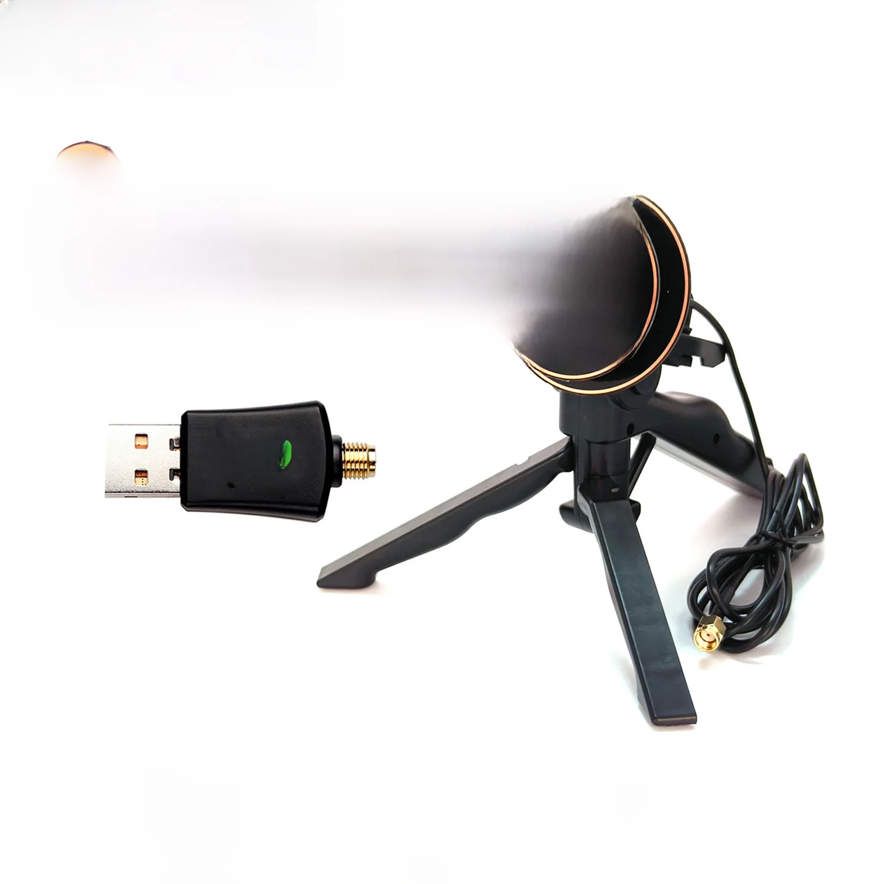 2.4G WIFI Yagi kierunkowe antena USB Adapter bezprzewodowy laptopa pulpit PC zwiększyć rozszerzenie sygnału duża odległość odbioru — zdjęcie produktu 7