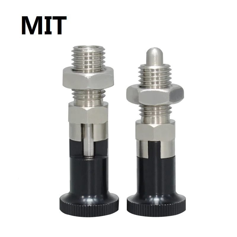 1PCS All Stainless Steel Index Plunger Pin Self-Locking Type Sub-plating Knob Plunger M5 M6, M10, M12, M16