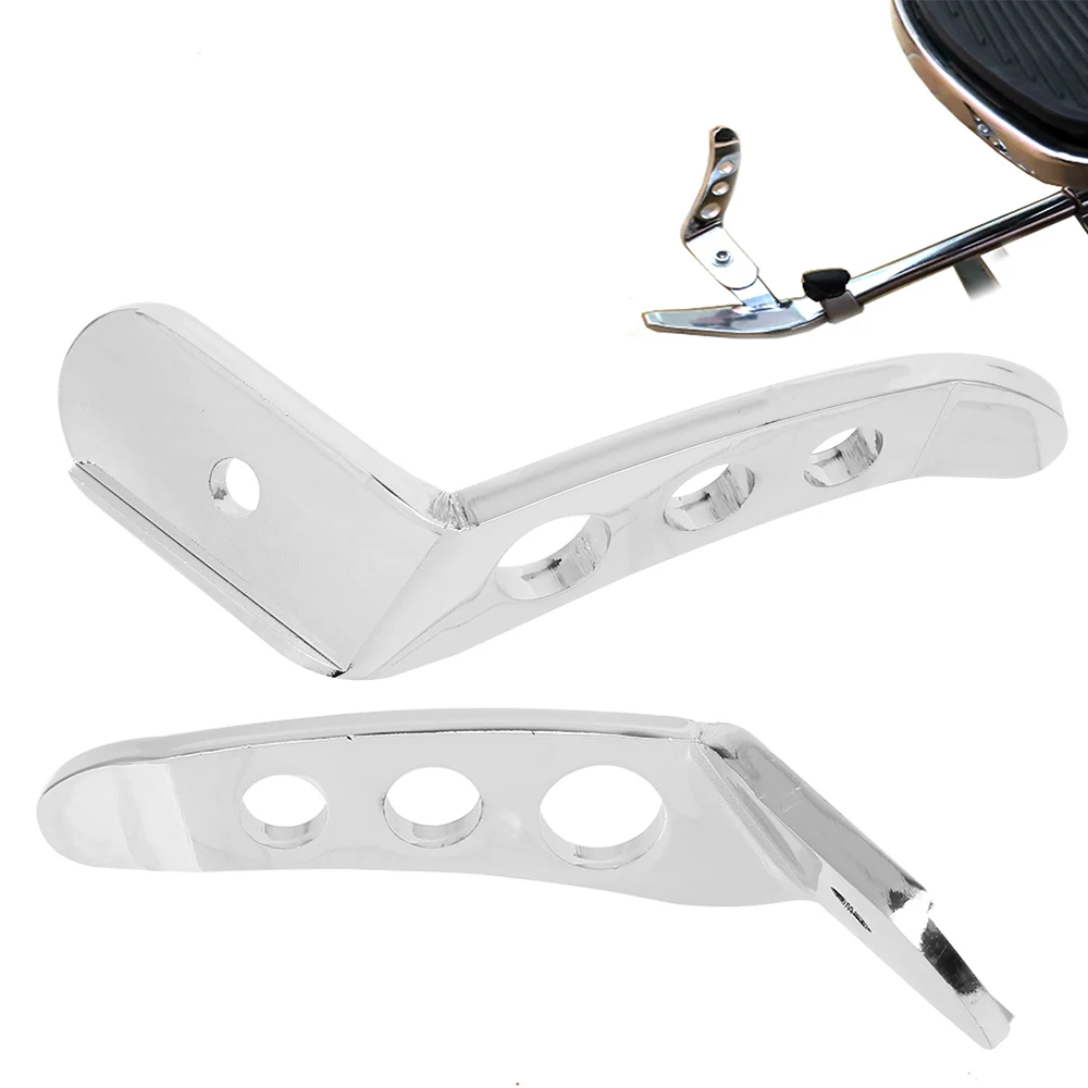 Chrome Motorcycle Foot Pedal Stand Kickstand Extension For Harley CVO Touring Street Glide FLHX FLHR Ultra Road King 1991- 2021