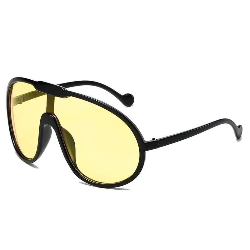 AliExpress Ah-Mee Fashion Oversized Sunglasses Women Punk Big Frame Vintage Cycling Sun Glasses Men Shades Retro