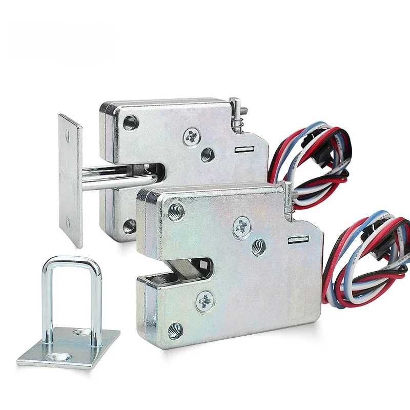 Elektryczny zamek elektromagnetyczny DC 5V/DC 12V/DC 24V, mini, mały rozmiar, solenoidowy zamek do szafek, szuflad i szaf. — zdjęcie 2
