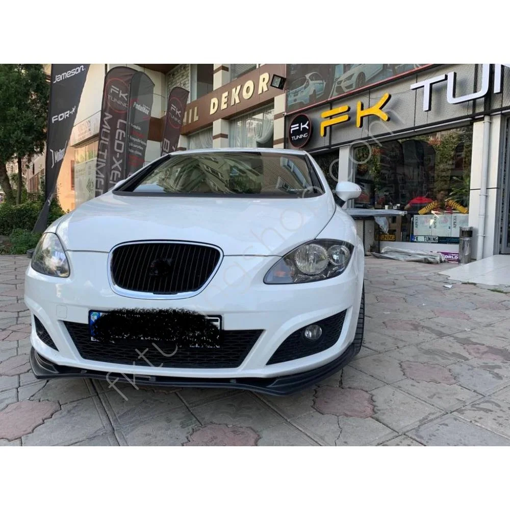 Seat Leon Mk2 Universal Front Bumper Attachment New Piano Black Lip Splitter Diffuser Body Kit Protecter Accessory Auto Car