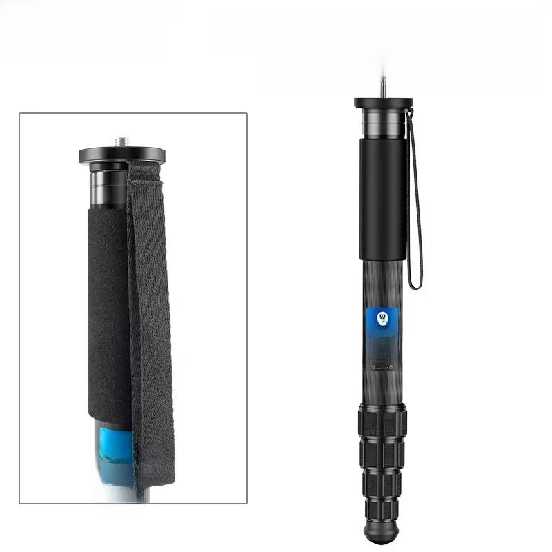 BEXIN nowy monopod z włókna węglowego strzelanie podróżne telefon komórkowy uchwyt do selfie na żywo chowany przenośny monopod do aparatu iphone — zdjęcie produktu 7