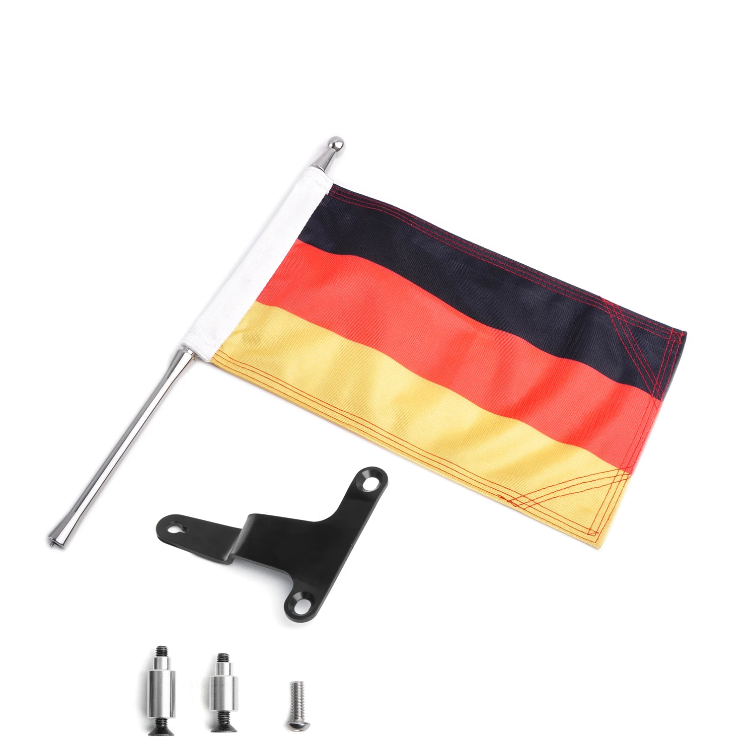 Moto Zubehör für Honda Gold Wing Gl1800 Fahnenmast Deutschland 2012-2016 Fahnenmast Kit Kofferraum halterung Fahnenmast Moto Tour-panical