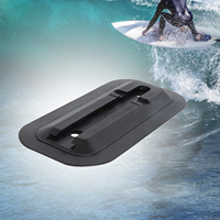 Surfboard Fin Base for Paddleboard Pedestal Plug in Replacement Black for Longboard Shortboard Slide Structure Side