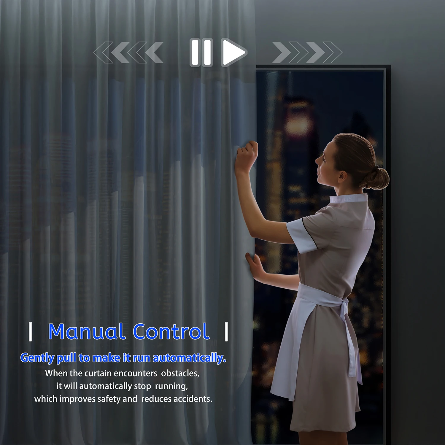 3rd Shorter Bluetooth Mesh Electric Smart Curtain Motor Intelligent Support Voice Control Alexa Google Assistant