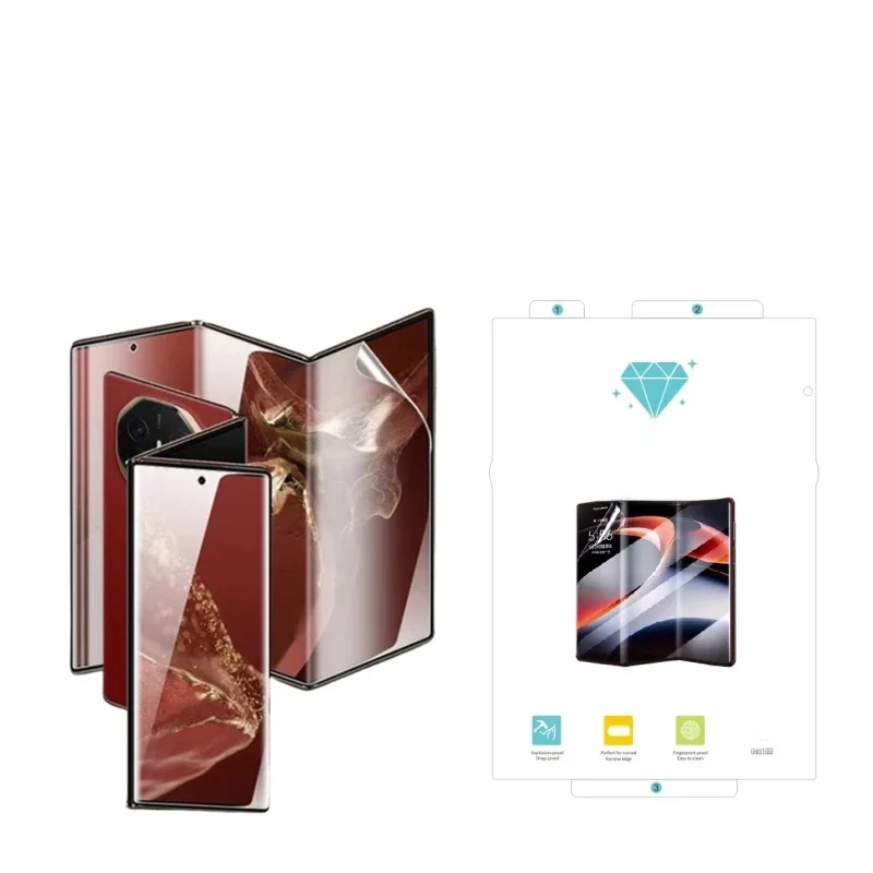 Folia ochronna HD na ekran do Huawei Mate XT, folia hydrożelowa HD z filtrem prywatności do Huawei Mate XTs, matowa folia ochronna z pełnym pokryciem. — zdjęcie produktu 7