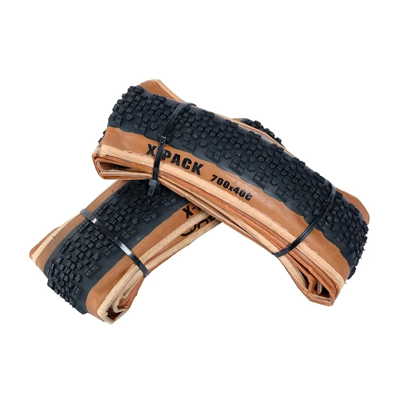 AliExpress Ontrack ONTRACK FOLDED TIRE GRAVEL 700X38C 700X40C 700X45V X-PACK 30TPI SKIN BROWN WALL  BLACK