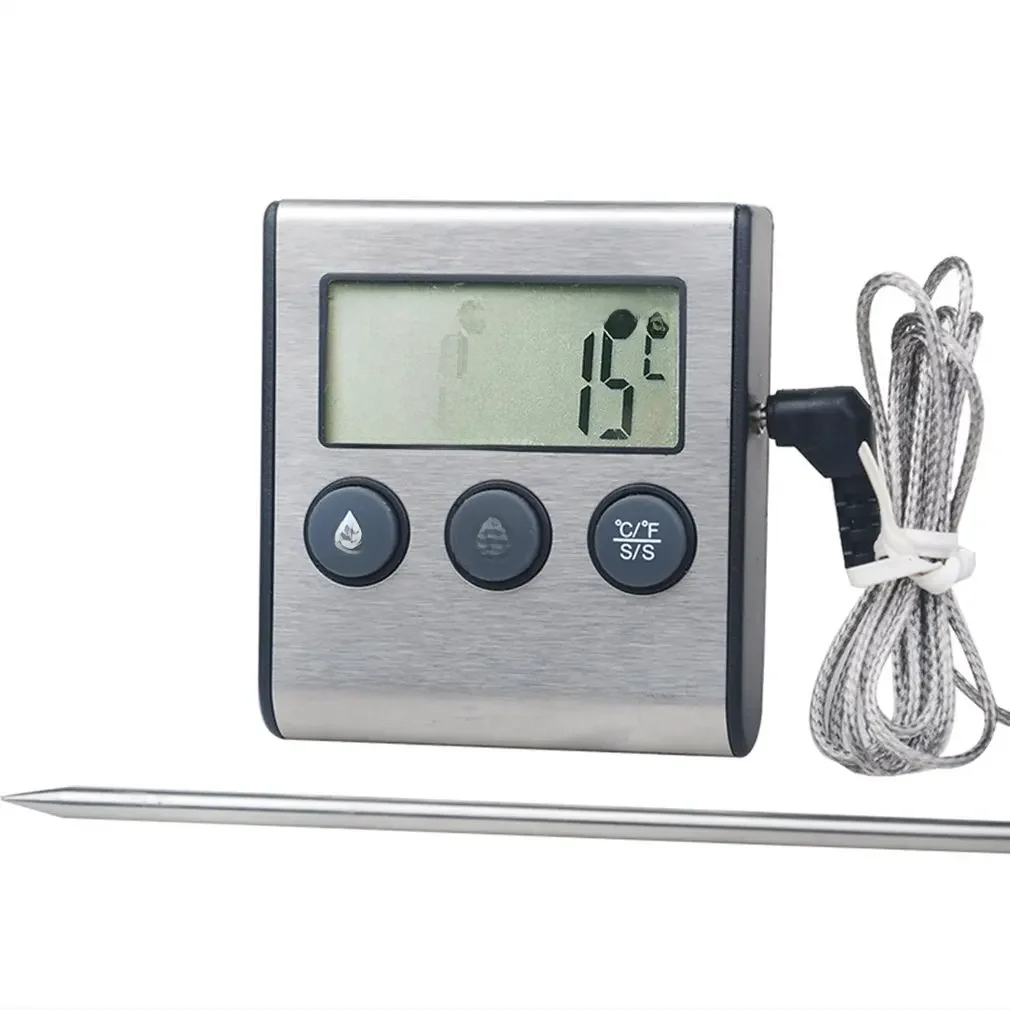 Tp700 numérique à distance sans fil alimentaire cuisine four thermomètre sonde pour barbecue gril four viande minuterie température ensemble manuellement