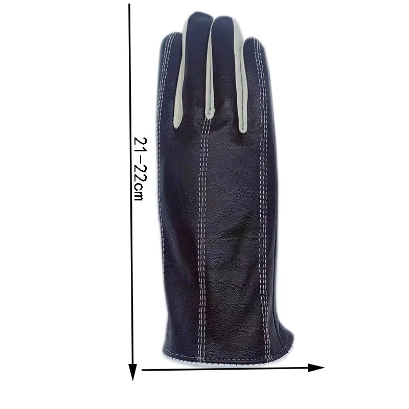 Winter women\'s comfortable genuine leather gloves new style driving riding warm 2024 short women\'s winter sheepskin comfortable