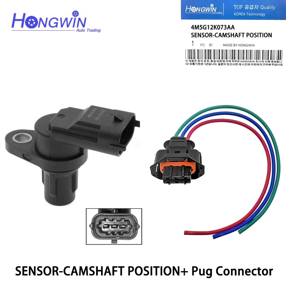 New Camshaft Position Sensor Plug For Ford Focus C-MAX Fiesta Opel Fiat 1.4-4.4 4M5G12K073AA 4M5G12K073AD 4M5G12K073 0232103052