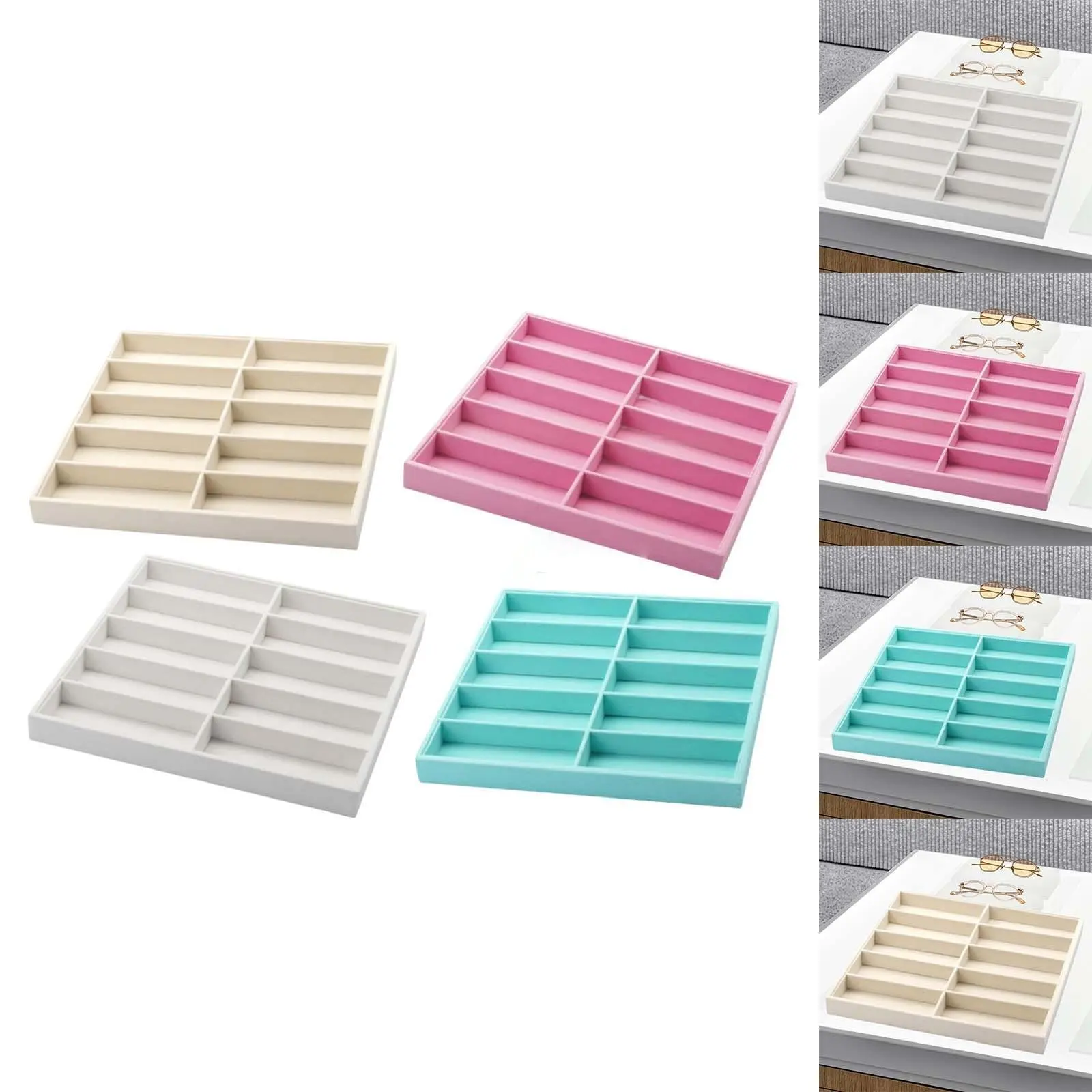 

Коробка-органайзер для солнцезащитных очков большой емкости для оконных дисплеев на столешнице