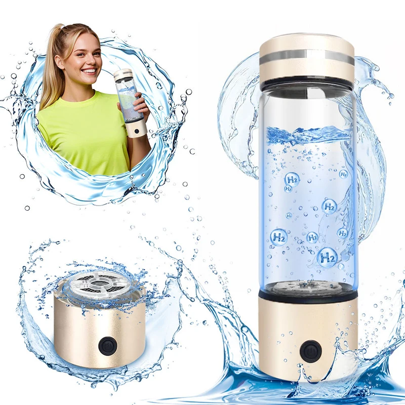 PIDAN Premium Molecular Hydrogen Rich Water Bottle Generator Spe+Pem Dual Chamber Lonizer H2 Hydrogen Electrolysis Water Bottle
