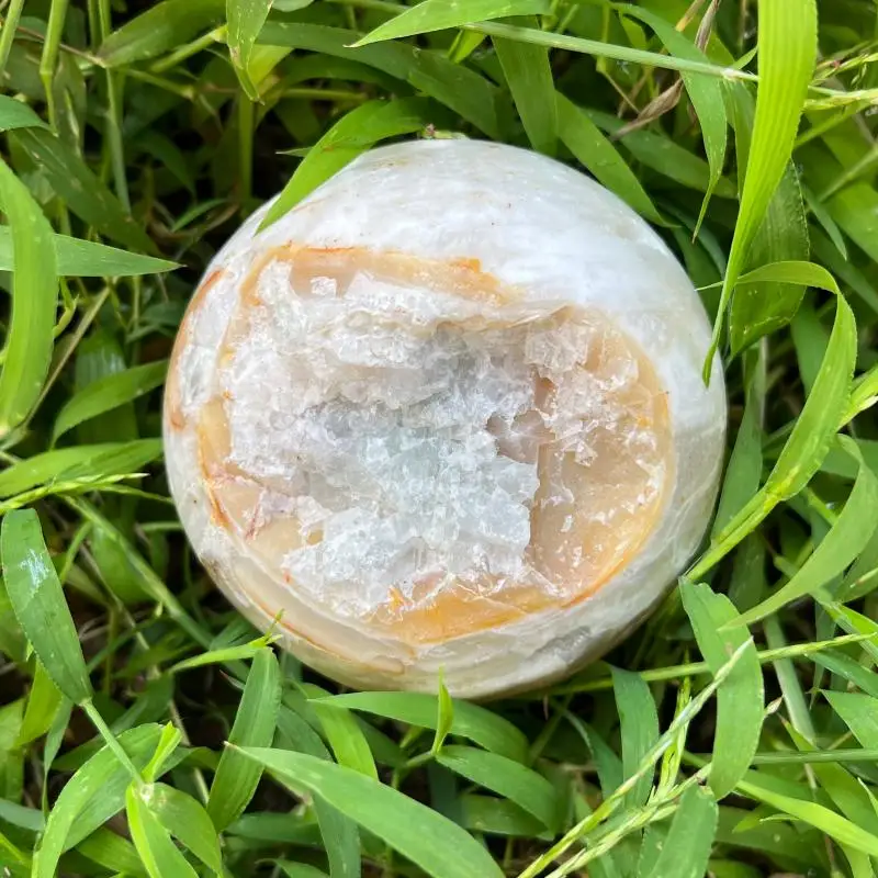 Sphalerite Crystal Sphere Natural Quartz Healing Stone Mineral Ball Reiki Energy Gemstone Home Decoration Gift