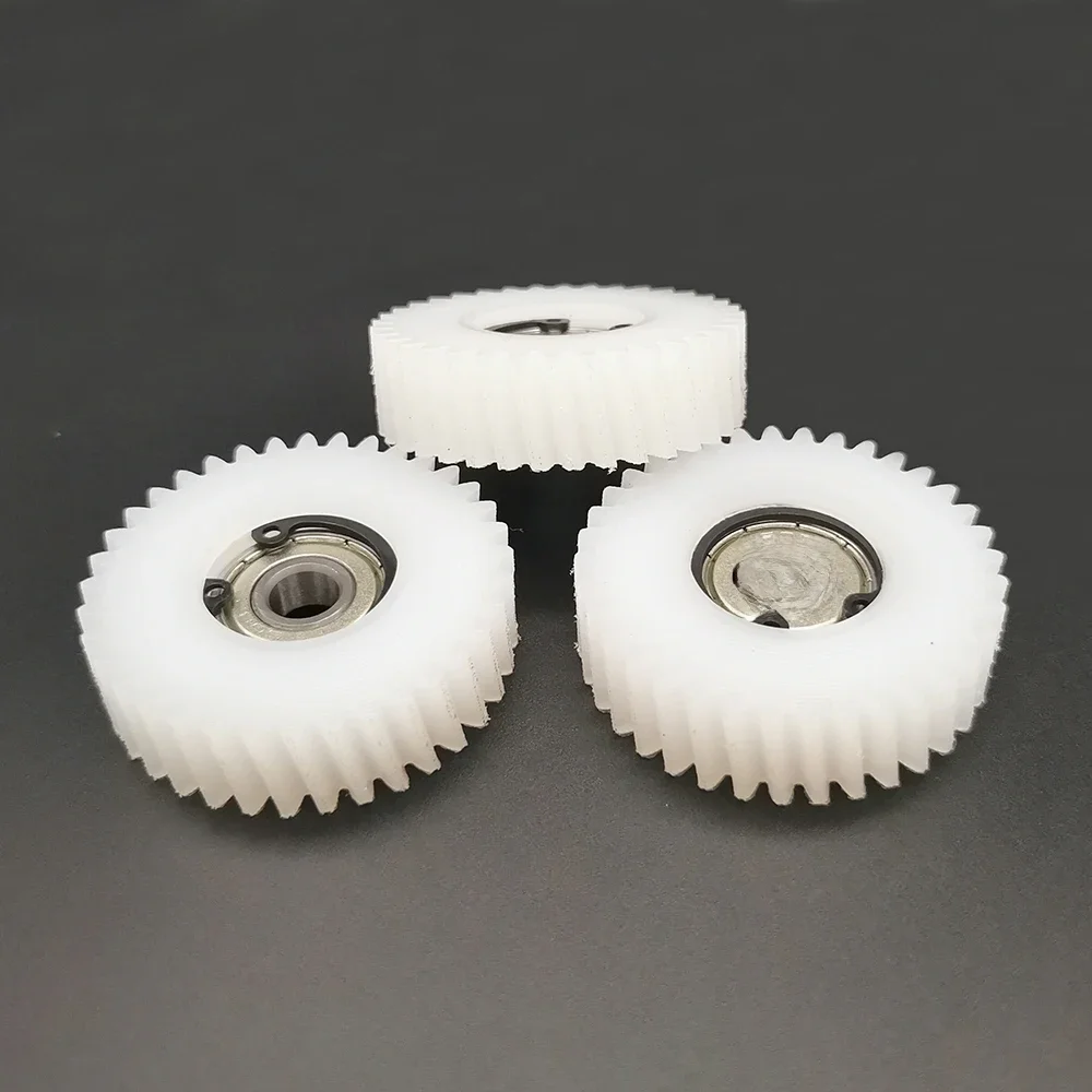 AliExpress NONE 47.5x13.5mm Oblique Gear 36T Helical Gears With 608z Bearings Electric Vehicle Nylon Gear MTB Bike 500W/750W Hub Motor Parts