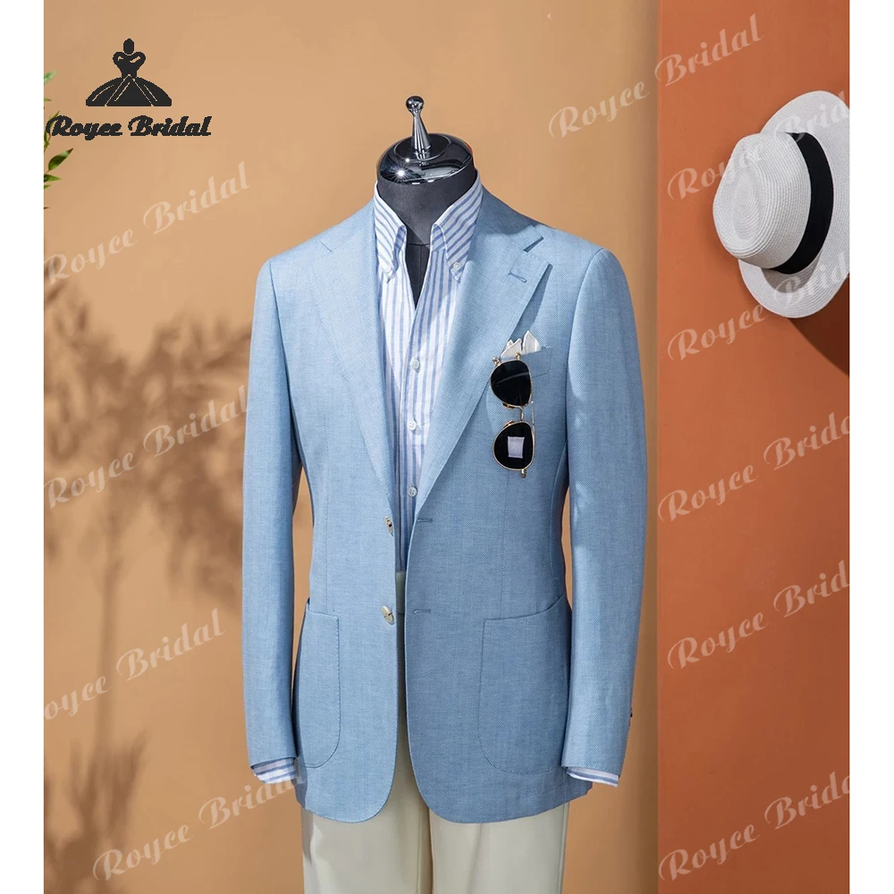 Notched Lapel Two Piece Single Breasted  Men's Suit Wedding 2026 Formal Prom Business Suit costume homme mariage