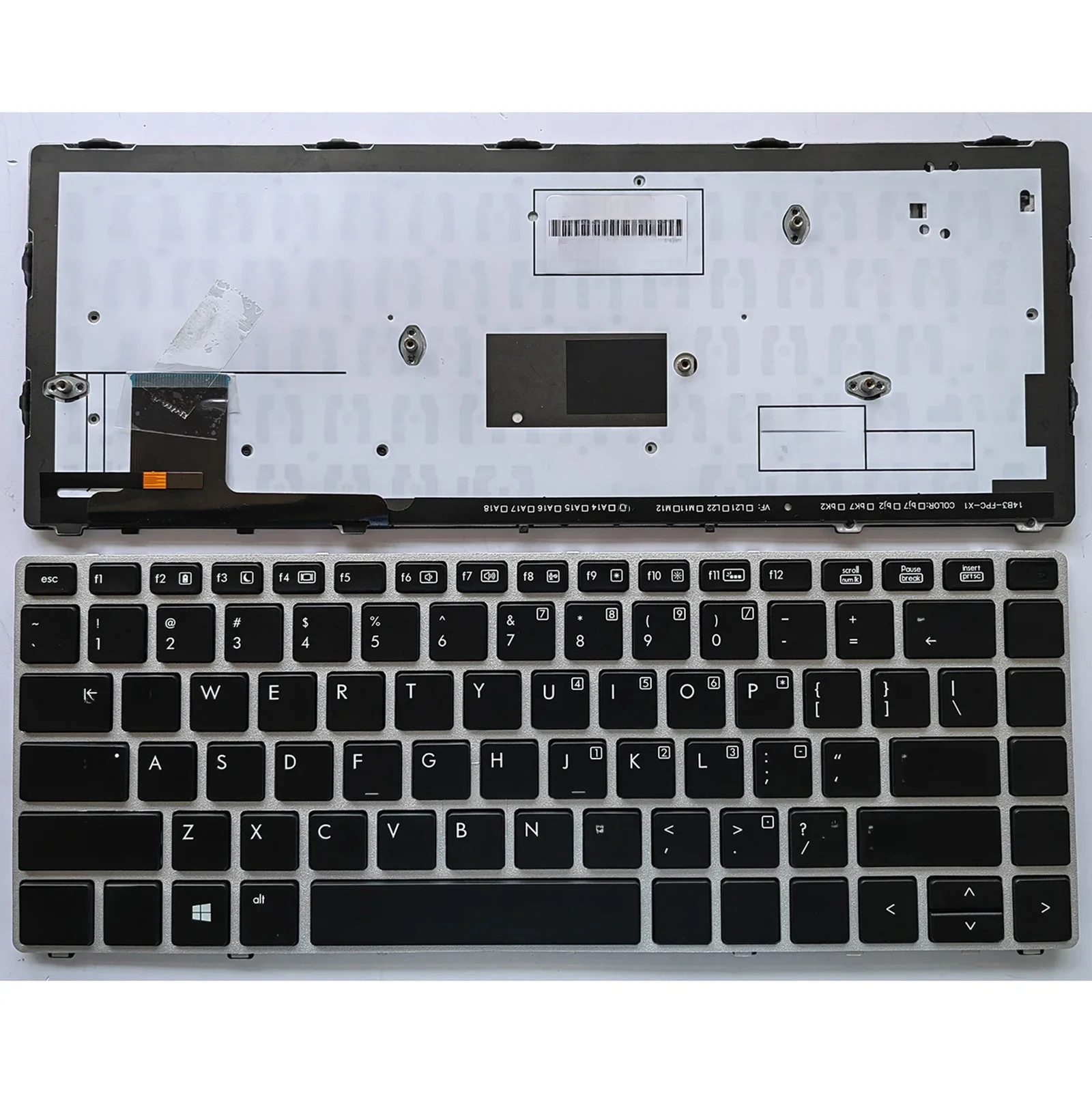 Klawiatura amerykańska dla HP EliteBook Folio 9470M 9470 9480 9480M 697685 -001 — zdjęcie 2