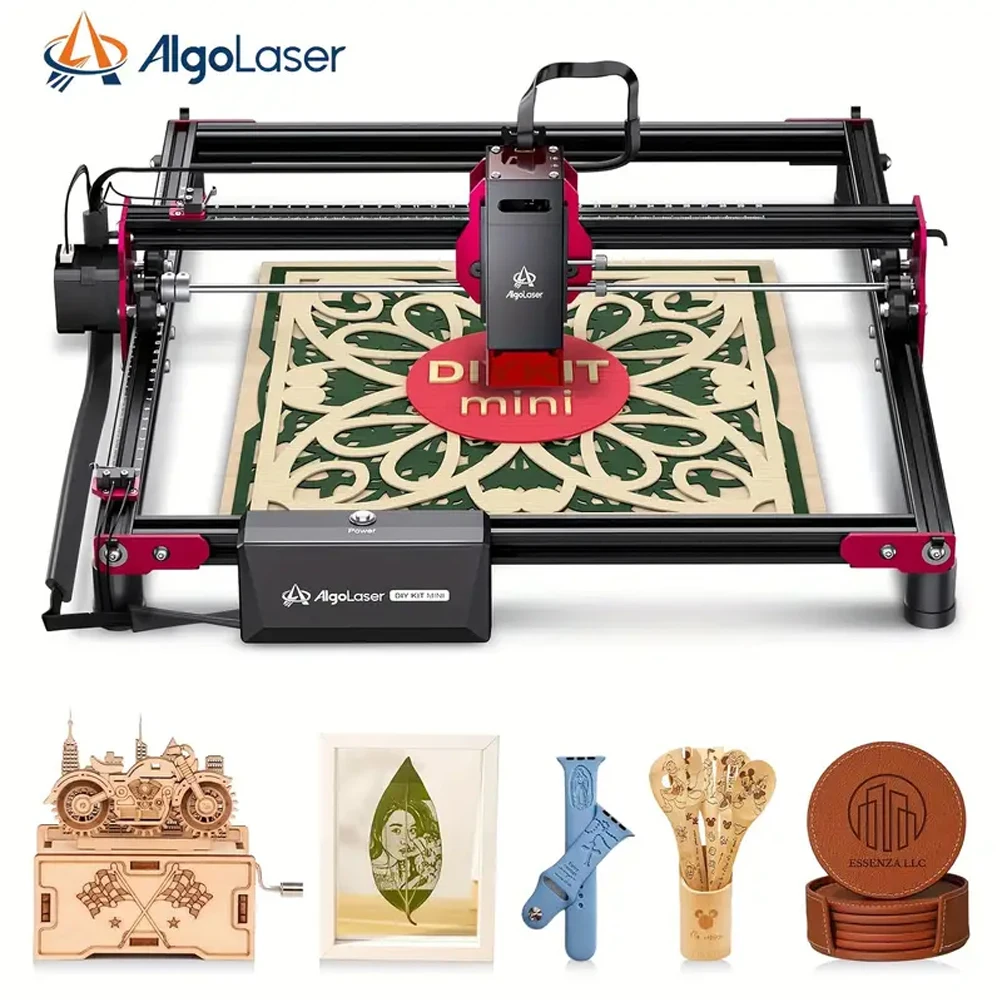 Algolaser Kit Faça Você Mesmo Mini 10w Algolaser Dly Klt Gravador a Laser-wi-fi Usb Aplicativo Móvel Compatível com Impressoras Multifuncionais Portáteis