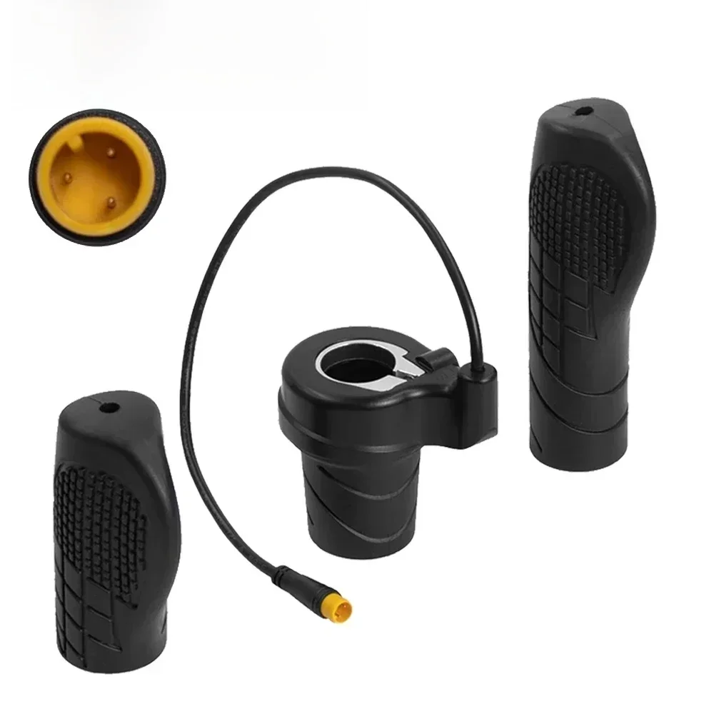 AliExpress Electric Bicycle Right Handle for E-Bike Electric Scooter 76X Throttle WP Connector 36V 48V 72V Half Handle Twist Throttle