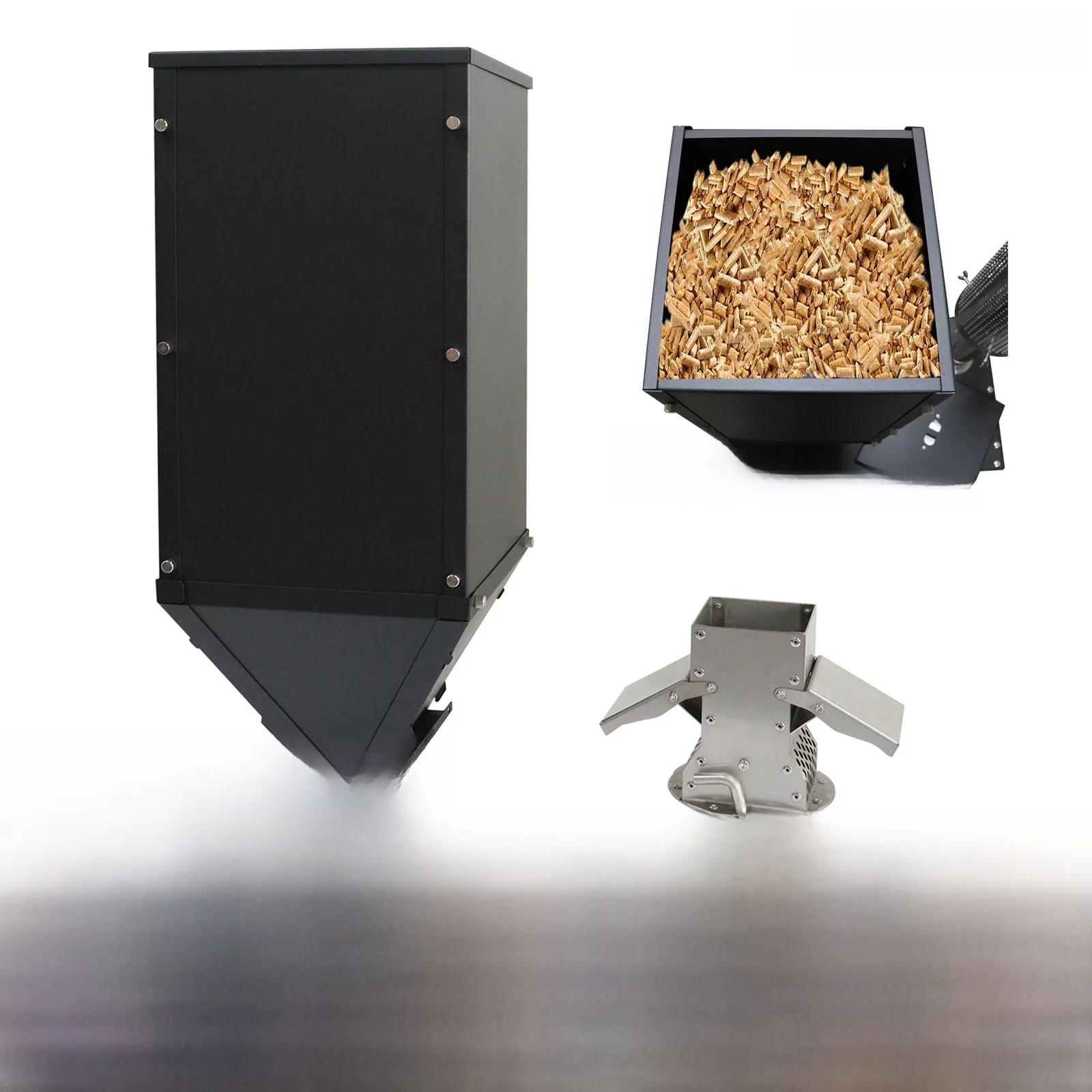 16L High-capacity Pellet Burner 6-8mm Particulate fuel Iron / Stainless Steel Particle Furnac Firewood Stove Outdoor Camping