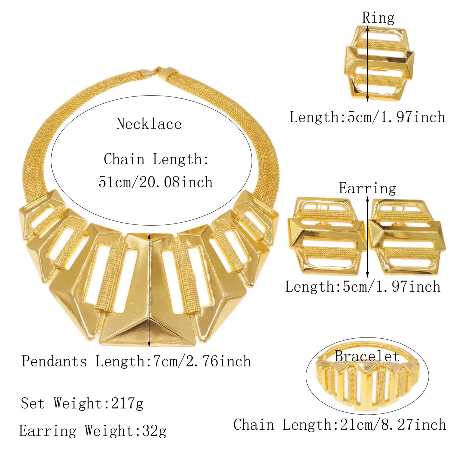 Dubai Gold Plated Necklace Bracelet Women Jewelry Set Bright Necklace Luxury Wedding Party Jewelry Holiday Gift Women Pendant