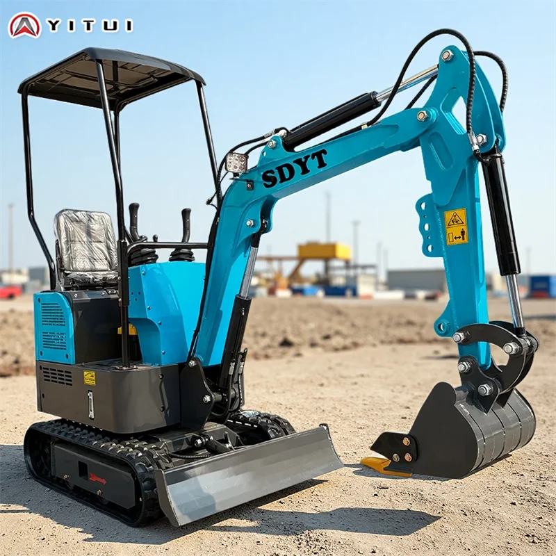 Mini Excavator The Reliable Epa Euro5 Engine For Small Digger Supports Customized Of 1.2 Ton Small Excavators