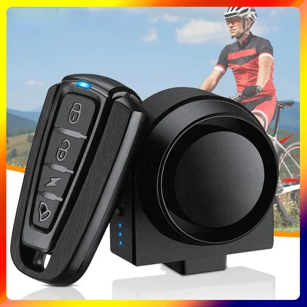 AliExpress Rockbye Wireless Bicycle Vibration Alarm USB Rechargeable Bicycle Motorcycle Remote Control Waterproof Anti-theft Detector Alarm