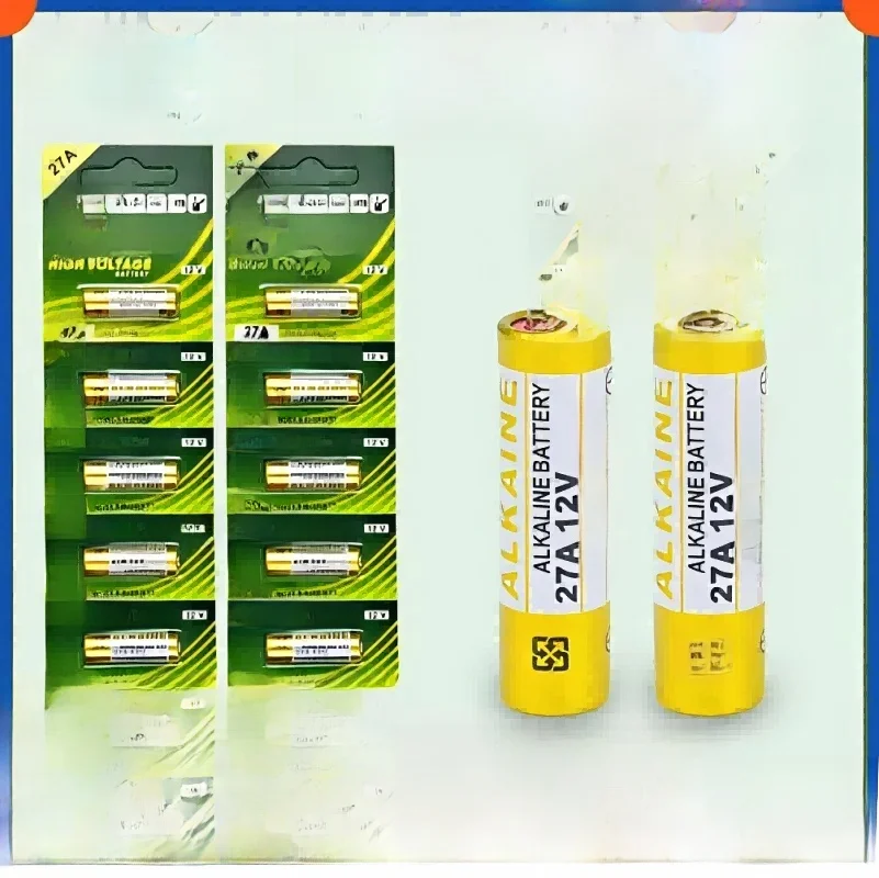NEW2-60PCS 12V 27A batterie alcaline sèche A27 Batteries 27AE 27MN A2 L828 K27A pour télécommande manette de jeu lampe de poche sonnette jouets