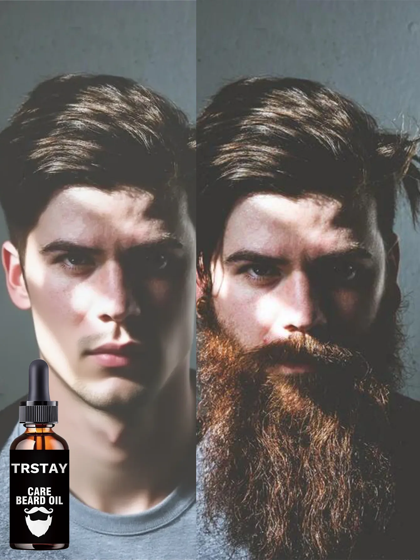 Nourishing beard serum for thick natural mustache non greasy easy shaping styling essence with keratin and aloe vera to repair s - Image 5