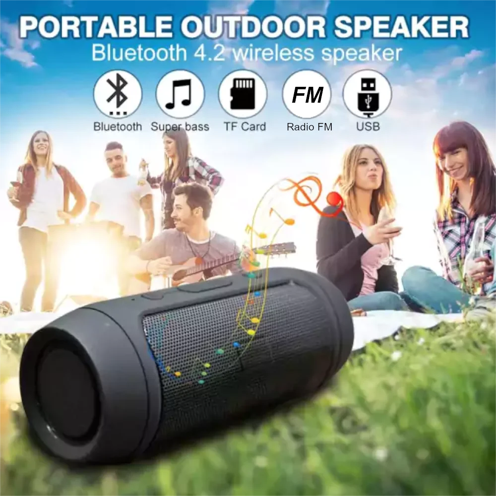 Caixa De Som Loa Portátil Bluetooth AL-007