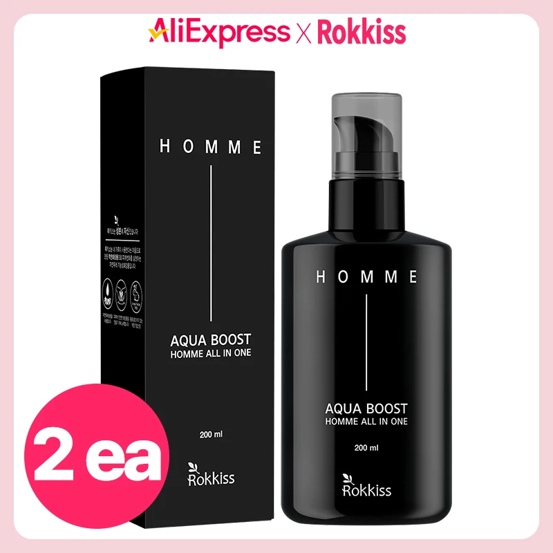 록키스 아쿠아 부스트 옴므 올인원 200ml, 2개입