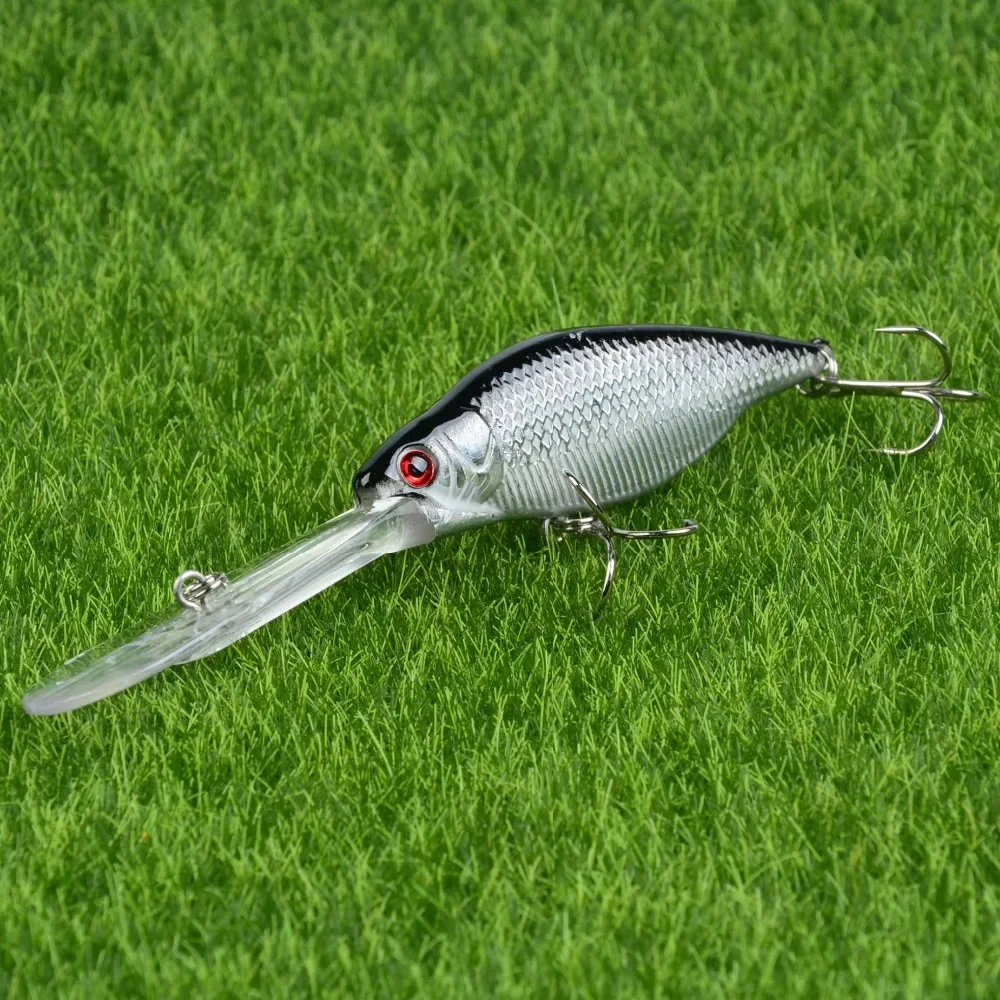 1 sztuk plastikowe Minnow przynęty 11.5cm/9.6g twarde woblery głębokie nurkowanie Crankbaits isca sztuczne wobbler pesca — zdjęcie 2