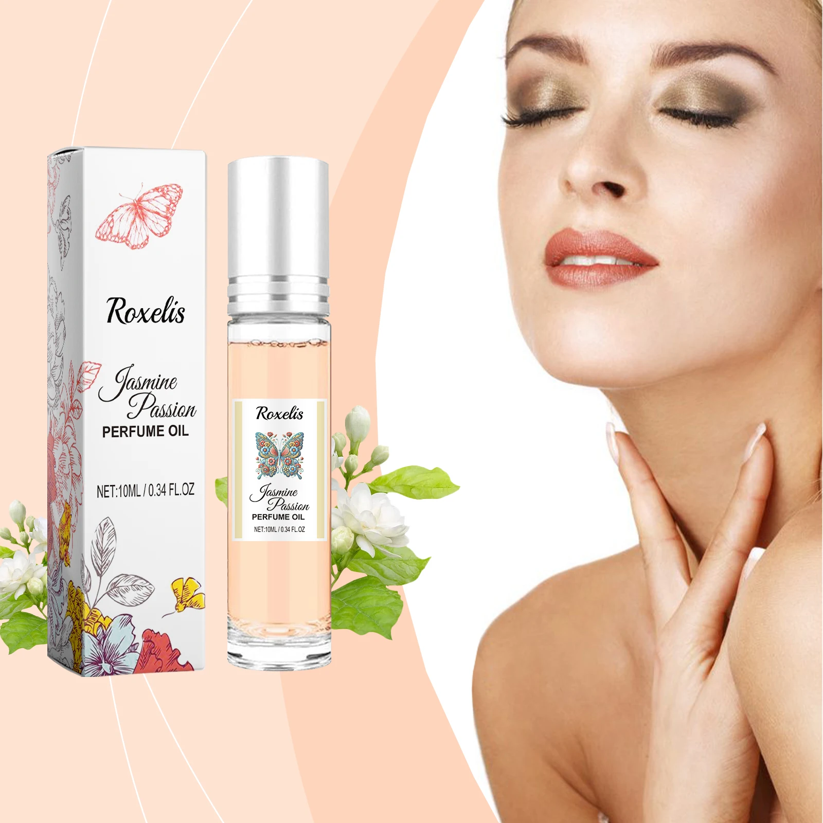 Roxelis Jasmine Eau De Cologne Long Lasting Charming Fragrance_voghion.com