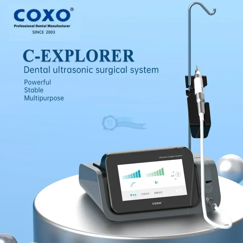 

COXO стоматология C-Explorer Стоматологическая ультразвуковая хирургическая система пьезосуфная машина костный резак с 7 шт. наконечников для стоматологии