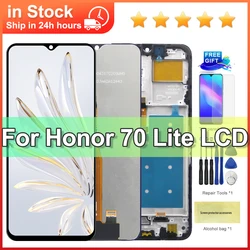 6.5'' Tested Display For Honor 70 Lite LCD RBN-NX1 Display Screen Touch Panel Digitizer For Honor70Lite Display Replacement