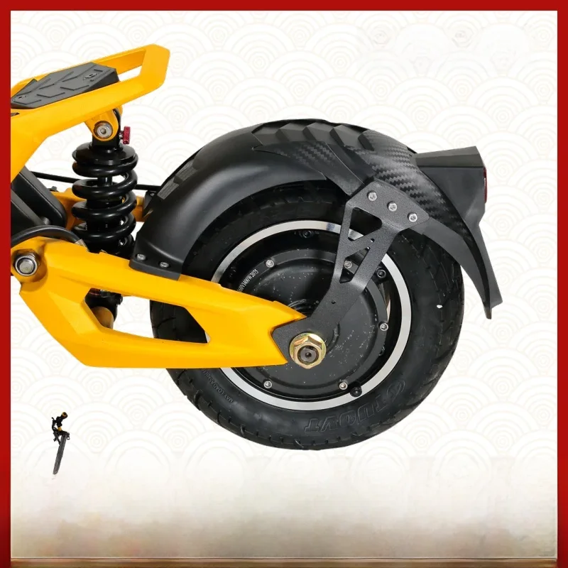 VSETT garde-boue arrière étendu pour VSETT 10 + 10 APEX Plus Scooter électrique garde-boue couverture de roue aile de pneu garde-boue panneau anti-éclaboussures