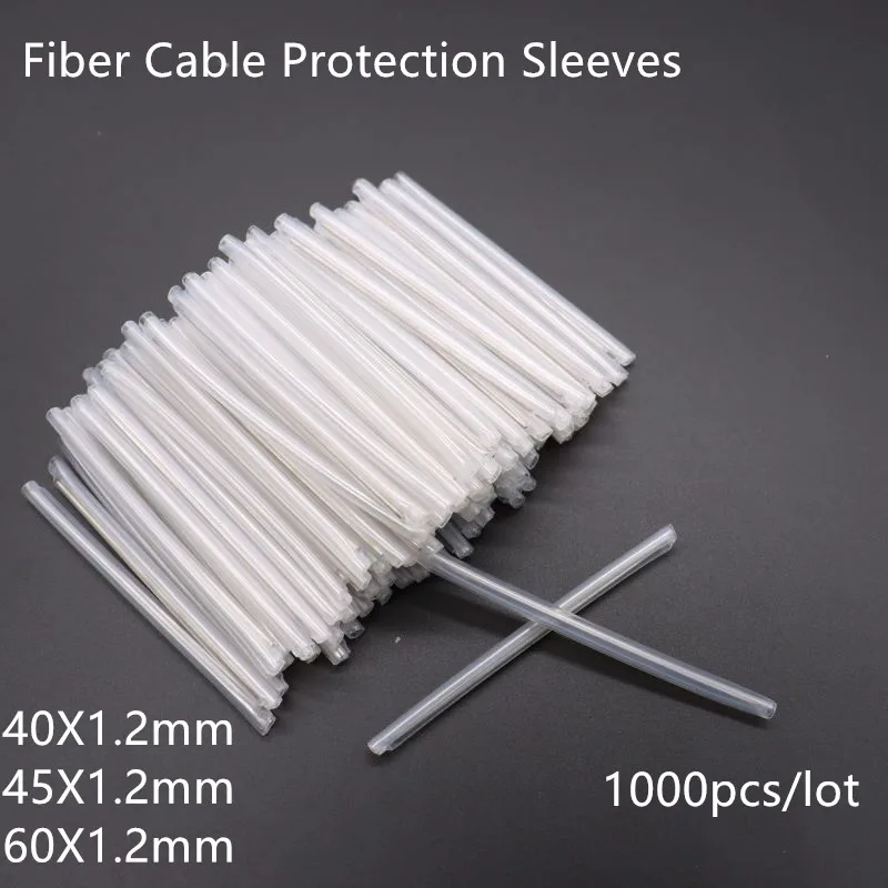 

1000pcs/lot 1.2mm 60mm 45mm 40mm Bare Fiber Optic Fusion Protection Splice Sleeves Heat Shrink Tube Heat Shrink Tube Hot Melt