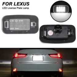 For Lexus IS200t IS250 IS300 IS350 GS200t GS300 GS350 GS350h GS450H License Plate LED Lights Number Plate Lamps RC300 RC350 RC F
