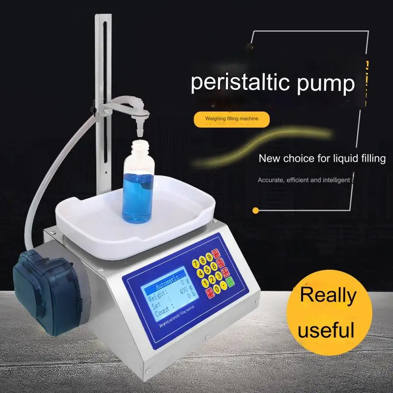 CSY1200 weighing peristaltic pump automatic small quantitative liquid essential oil nail polish filling machine accurate