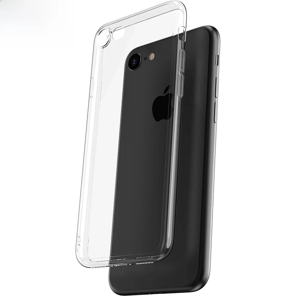 Coque souple en Silicone transparent de haute qualité pour iPhone SE 2022 2020 7 8, coque arrière universelle Ultra fine pour Apple iPhone SE2 SE3