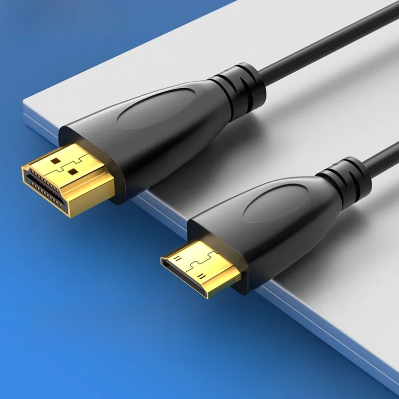 Unnlink 4K@60Hz Mini HDMI to HDMI Cable | HDMI to Mini HDMI Cable | Tow-Way Bidirectional for Camera Raspberry Pi Zero