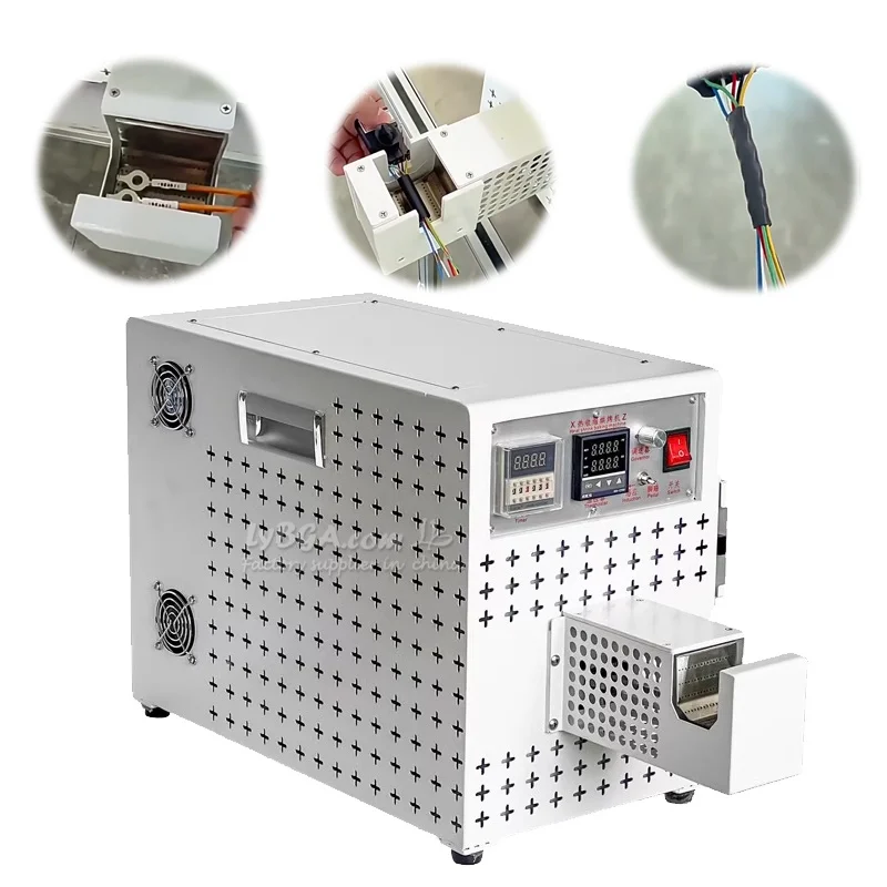 2KW Electric Heat Shrink Tube Baking Machine Heat Shrink 0-40mm Length 0-80mm for Electronic New Energy Wiring Harness
