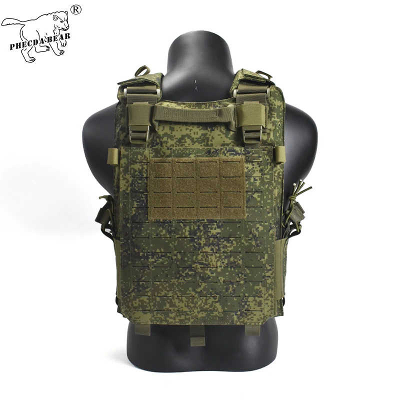 PHECDA military gear 530D waterproof Nylon Russian Army Camouflage EMR laser cut molle tactical combat vest military