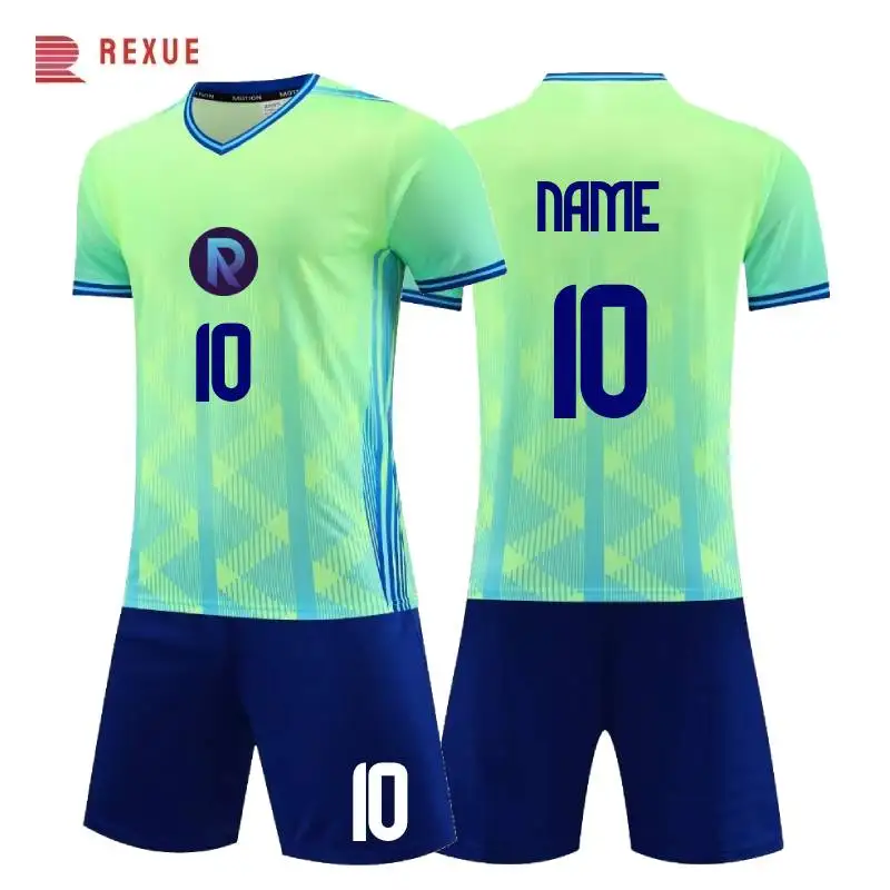 

Survetement Football Uniforms 24-25 Home Soccer Kit Hot Sell Shirt and Shorts ummer Jersey Short-Sleeved Football Jersey For Men
